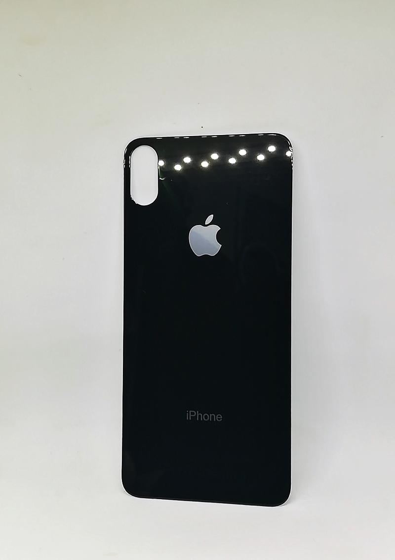 Захисне скло Back Glass iPhone Xs Max чорне-0